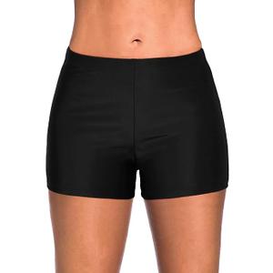 Yonique Womens Swim Shorts Solid Tankini Bottoms Swimsuit Bottoms, Size  Small