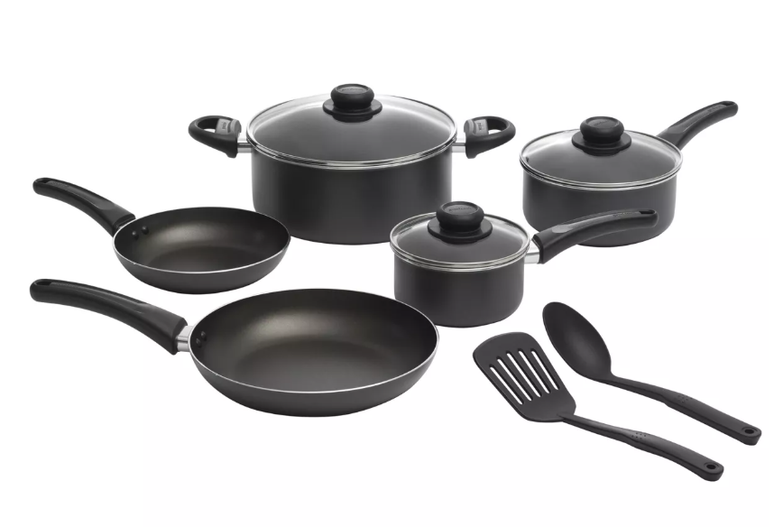 GoodCook 10pc Everyday Nonstick Cookware Set