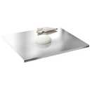 Stainless Steel Cutting Boards for Kitchen,304 Stainless Steel Chopping Boards with Lip and Non-slip silicone pad for Countertop Cutting Meats Fruits, Easy To Clean (15.7 * 27.5 * 0.06inch)