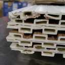 WPC Slat Wall Paneling,8-Pack 3D WPC Wood Wall Panels,Acoustic Wall Panels for Interior Wall Decor,Living Room,Bedroom,Golden Oak,95 x 6 in