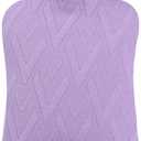 samply Hot Water Bottle with Cover, 2L Hot Water Bag for Hot and Cold Compress, Hand Feet Warmer, Neck and Shoulder Pain Relief, Light Purple