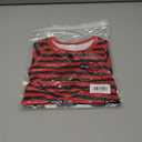 HIGHUZZA Baby Girl Clothes, Long Sleeve Bow Tie Embroidered Graphic Red Ladybug Outfits for Fall Casual Birthday Party 6-9 Months