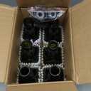 nicebottles Olive Oil Bottles with Cap & Pourer Fitment, Green, 750ml - Pack of 6