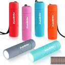 EverBrite 6-Pack Mini Flashlight Set, Small Multicolor Flashlights with Lanyard, 1W Led for Camping, Hiking, Emergencies, 18 AAA Batteries Included, Gift for Christmas Birthday Anniversary