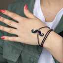 3 x 50pcs Mustache Shape Beads Acrylic Mustache Necklace Charms Large Hole Loose Spacer Beads Jewelry Finding for DIY Earring Necklace Bracelet Crafting Making