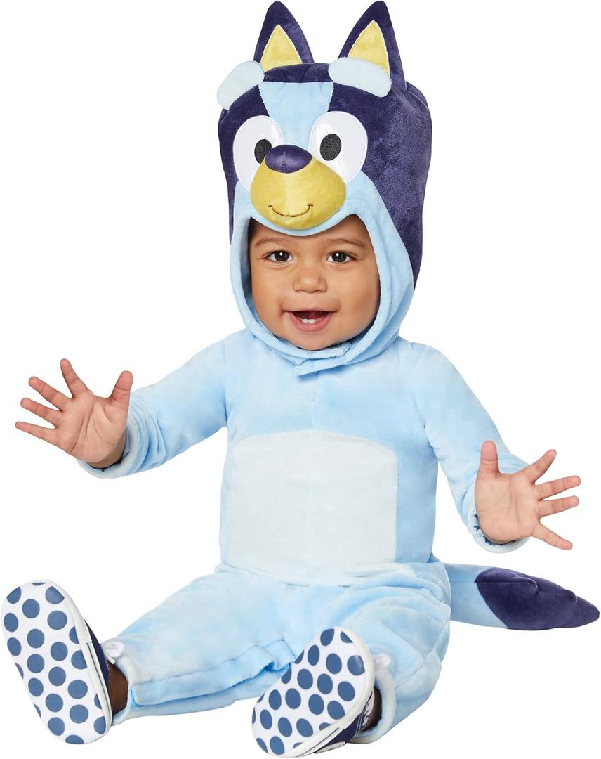 Spirit Halloween Bluey Baby Bluey Costume | Officially Licensed | Group Costume | One Piece Outfit | TV and Movie Costume (6 - 12 Months)