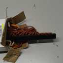 ANMINY Natural Wood Bamboo Beaded Curtain Wooden Hanging Room Divider Decorative Handmade Door Bead String Curtains Wall Panel Blinds for Doorway Restaurant Home Decor 35" by 76" - Wave Flower