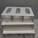 Marbrasse Desk Organizer with 6 Drawers, 3 Tier Stackable Storage Drawers Plastic Makeup Storage, Office Organizers and Storage, Desk Storage Box for Office, School, Home