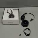 Bluetooth Headset, Wireless Headphone with AI Noise-Canceling Microphone On Ear Wireless Headset with USB Dongle for Computer Office (Black)