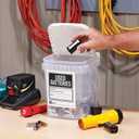 PIG Battery Disposal Container | Used Dry-Cell Battery Storage | 2 Gallon Capacity | PMB30595