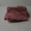 Soft Fluffy Area Rug for Bedroom, Blush Pink Fuzzy Shaggy Oval Throw Rugs for Bedside, Non-Slip Cozy Plush Shag Carpet for Girls Kids Room Nursery Dorm Living Room, 2.6 x 5.3 Feet