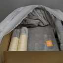 Heybly Cat Tree with Toy, Cat Tower Condo for Indoor Cats, Cat House with Padded Plush Perch, Cozy Hammock and Sisal Scratching Posts, Light Gray HCT004SW