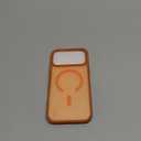 Miracase Magnetic for iPhone 17 Pro Max Case with Screen Protector [Compatible with MagSafe] Slim Thin Phone Case Military-Grade Protected for 17 ProMax Cover Bumper 6.9", Orange