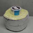 2 Pack 32.8 Foot Foiled Back Fiberglass Pipe Insulation Wrap - Ceramic Water Pipe Insulation for Outdoor & Indoor Use, Freezing Weather