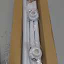 Tension Curtain Rod 30 To 63 Inch White Tension Rods Adjustable Spring Loaded Curtain Rods 7/8" Curtains Rods No Drilling Tension Rods For Windows Bedroom Closet Doorway Door