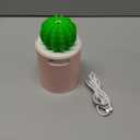 Mini Humidifier, 280ml USB Cool Mist Portable Cactus Air humidifier, Ultra-Quiet Operation for Bedroom Home Office Yoga Car Travel(Pink)