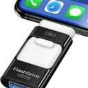 512GB Flash Drive for iPhone Photo Stick,Thumb Drive USB Stick High Speed Transfer USB Drives External Picture Video Storage Memory Expansion for iPhone/iPad/PC (Black)