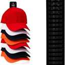MAGTSMEI Hat Organizer for Baseball Caps, 1 Pack Hat Rack Adhesive Hat Hooks for Wall Hold Up to 16 Hats, 10.3 * 2.1 inch Hat Storage Display Hat Hanger Holder for Door Closet, Patent Pending