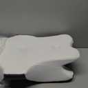 Cervical Cooling Ergonomic Pillow, Adjustable Ergonomic Memory Foam, Cervical Support & Relieves Neck and Shoulder Pain, Orthopedic Pillow for All Sleep Positions (Grey White)