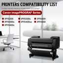 Pfi-706 Remanufactured Pigment Ink Cartridge PFI706 for Canon imagePROGRAF iPF8300 iPF8300s iPF8400 iPF8400s iPF8400se iPF9400 iPF9400s 700 ML (1-Pack, Matte Black)