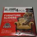 Felt Furniture Sliders for Hardwood Floors X-PROTECTOR 4 PCS 4 3/4 - Furniture Slider with Unique Design - Heavy-Duty Furniture Movers for Hard Surfaces - Felt Sliders - Move Your Furniture Easily!