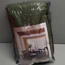 Olive Green Linen Pinch Pleated Curtains 108 Inches Long 2 Panels for Living Room Bedroom Light Filtering Linen Drapes 108 Inch Length Loden Semi Sheer Memory Shape Trained Ceiling Floor Curtain 9Ft (50"W x 108"L (Pack of 2))