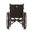 Medline Guardian K1 Basic Wheelchair with Full-Length Permanent arms and Swing-Away Leg Rests, 18"