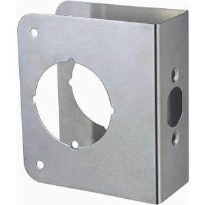Door Guard Reinforcer 1-3/8-Inch Thick by 2-3/8-Inch Backset 2-1/8-Inch Bore with Bronze Color