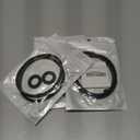 3 x 4pcs Lid Gasket Replacement for Blender Bottle Strada Flip Shaker Cup Water Bottle Parts Accessories Leak-Proof, 2 Sizes Silicone Seal Ring for Blenderbottle Strada Flip Shaker 24 oz 28 oz(Gray)