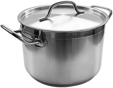 20 Qt Stainless Steel Stock Pot w/Cover