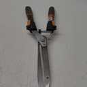Fiskars Power-Lever Hedge Shears - 25"-33" Extendable Handle - Plant Cutting Scissors - Yard and Garden Tools - Orange/Black (1-Pack)