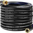 75 FT Garden Hose, Flexible No Kink Heavy Duty Garden Water Hose Flex Copper Bullet Collapsible Washer Rubber Hose 5/8" Soft Lightweight Outdoor Waterhose Manguera Para Jardin