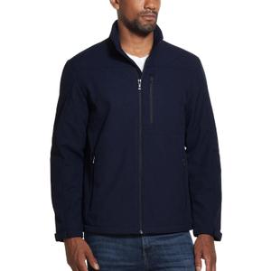 Weatherproof Men's Softshell Jacket Wind & Water Resistant Breathable, Lightweight Outdoor Coat (L)