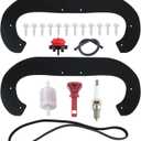 ANTO 753-06469 Snow Blower Paddles for MTD RM2100 RM2120 RM2140 31AS2S1E704 31A-2M1E706 31AS2T5F711 Snow Thrower with 754-04050 Belt