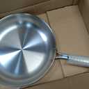 Tramontina Signature Tri-Ply Clad Stainless Steel 12-Inch Large Frying Pan, Induction-Ready Skillet, Dishwasher-Safe, NSF-Certified, Made in Brazil