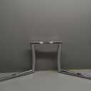 Wsays 12" Rise Ape Hanger Handlebar 1.5 inch Fat Bar Chrome Compatible with Harley Dyna Softail Sportster XL 883 1200 with Road King 1994-2022 with Road Glide 1998-2013 Models (12'', Chrome)