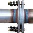 Exhaust Flex Spring Flanges 100% 409L Stainless, Spring Joint For Aftermarket (2.5"X6")
