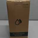 Waterproof Blanket 40"x60" for Adults, Reversible Waterproof Bed Cover for Dogs Cats Pets, Soft Leakproof Blanket for Bed Couch Sofa Furniture Protector, Navy Blue/Light Grey