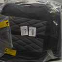 TTX LIGHTING Seat Covers Full Set Fit for 2007-2018 Chevrolet Chevy Silverado GMC Sierra 1500 2500HD 3500HD Seat Covers for Cars Leather Waterproof Truck Seat Protector (Black&Grey)