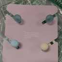 Tommee Tippee Ultra-Light Stay Put Pacifier, One-Piece Silicone Design, 0-6m, 4 Pack (Cream/Yellow/Blue/Sage)