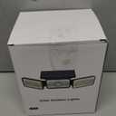 Mokot Solar Lights Outdoor, 288 LED 2800LM Motion Sensor Outdoor Light with Remote Control, 4 Heads IP65 Waterproof Solar Flood Security Lights for Outside Patio Wall -2PACK