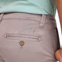 Margaritaville Men's Sun-Bleached-Cotton Shorts with Button/Zipper Waistband Closure (Gray)