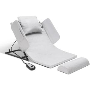 BUIFAC Electric Lifting Bed Backrest with Remote Control, 2-80° Adjustable Angle Assist for Elderly to Sit Up Easily, Comfortable Support for Eating and Resting, 300lb Weight Capacity