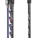 Vacuum Stand Holder for Dyson Gen5 V8 V15 V12 V11 V10 V7 V6, FrontLine Metal Floor Docking Station with Built-in Cord Management, Space-Saving Organizer with 4 Hooks for Cordless Vacuum & Accessories