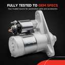 17982 Starter Replacement for 07-19 Nissan Sentra 2.0L 1.8L 1.6L, 11-17 Nissan Juke, Versa 1.8 07-12, Juke 11-17, Cube 09-14, NV200 13-21, Chevrolet City Express 15-18 L4 Engine OE# S114-902A 19317693