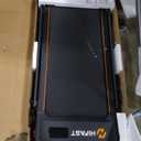 Walking Pad Treadmill, 3 in 1 Foldable Under Desk Treadmills for Home Office, Small Walking Pad with Incline Handle Bar, 300lbs Capacity 2.5HP Portable Running Machine with APP Remote Control (Orange)