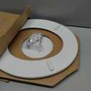 Bemis 500EC Durable Wood Toilet Seat with Easy Clean Hinges, Made in USA, Round, White