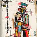 Framed Graffiti Wall Art Vibrant Street Color Canvas Print Decor, Modern Abstract Painting Poster Picture for Living Room, Bedroom, Hallway Wall Decor (12x16)