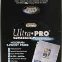 Ultra Pro 9 Pocket Pages Platinum Series - 100 Pages of Card Sleeves for Trading Card Binder and More