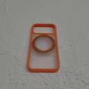 TORRAS Upgrade 360 Magnetic Stand for iPhone 17 PRO Case with Camera Control Button, Fit for MagSafe, Mil-Grade Protection, Slim Soft Edge Translucent Back for iPhone 17Pro 6.3 inch, Orange